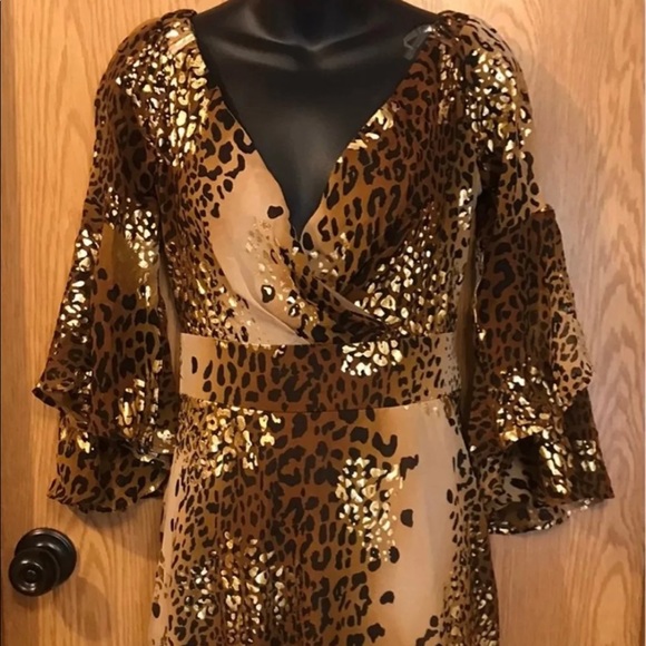 Leopard Print Dress - Picture 4 of 6